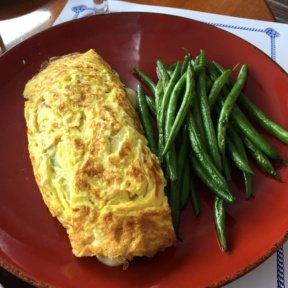 Gluten-free omelette from Belle Haven Club